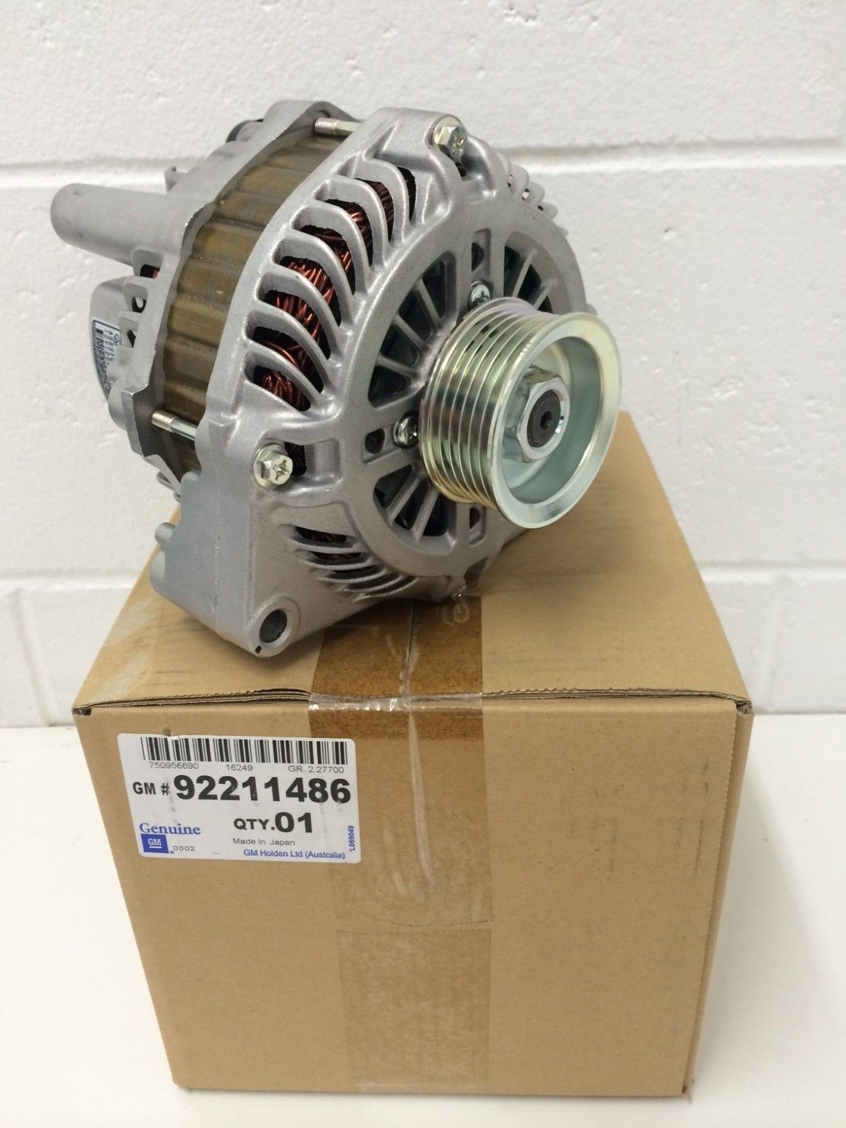 Genuine Holden Alternator for Rodeo & Colorado 2007-2011 V6 AlloyTec Engines - Part #92211486 - Replacement Auto Part for Off-Road & Daily Driving