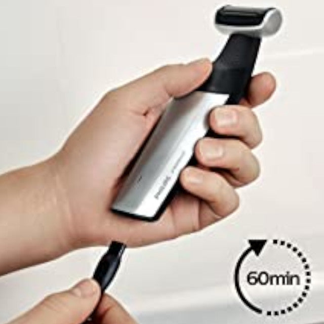 PHILIPS BodyGroomer Series 5000 BG5020 - Refurbished Electric Body Groomer for Men with 2-Year Warranty - Perfect for Travel, Gym & Home Use