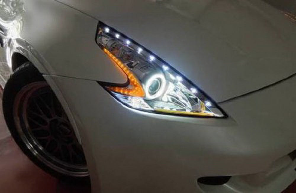 20 Pack Xenon White 12V LED Headlight Bulbs - DRL Angel Eyes Fog Lights for Car, Truck, SUV - Easy DIY Retrofit Installation - Perfect for Night Driving & Off-Road Adventures