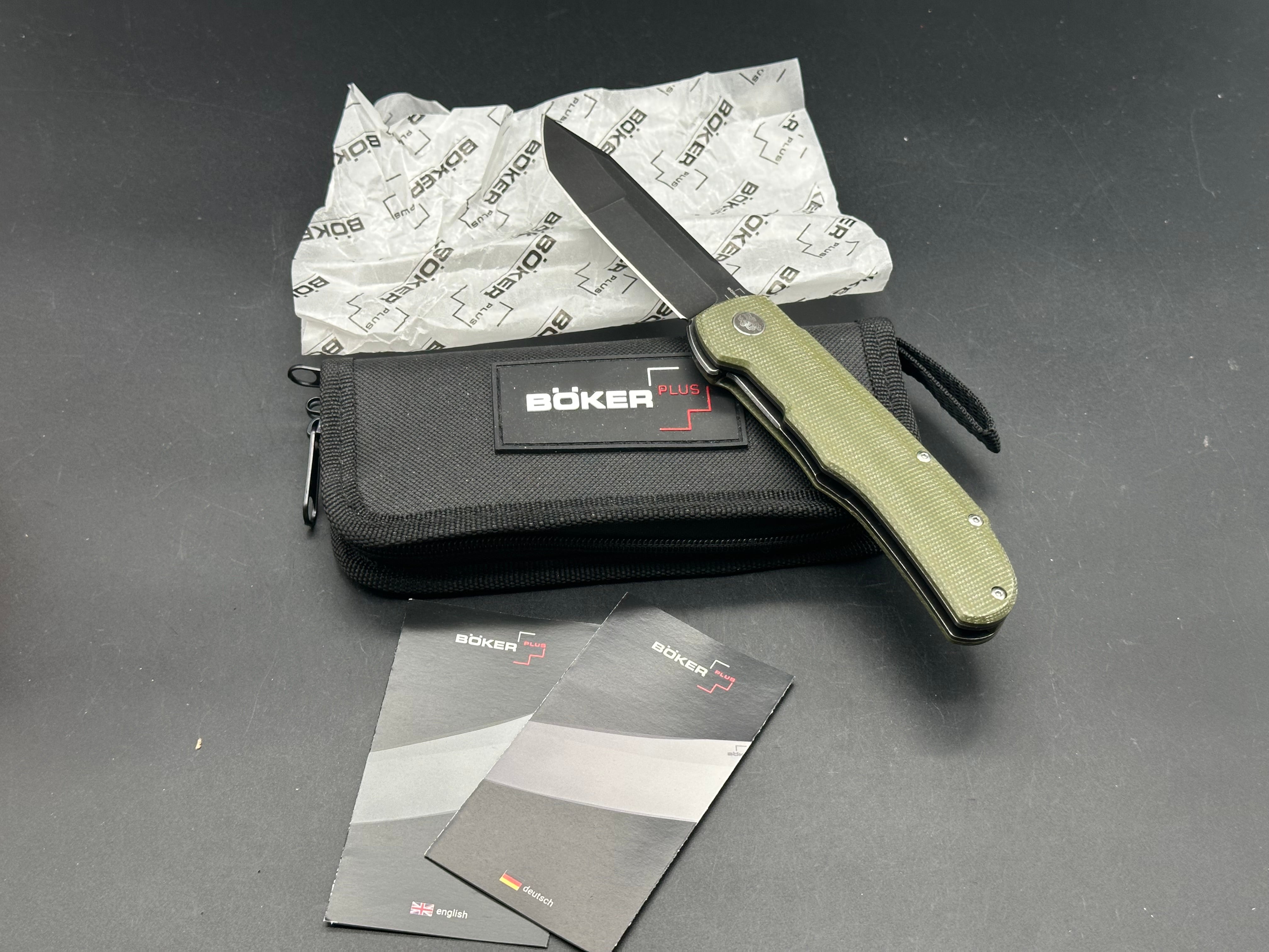 Boker Tac Master Liner Lock Folding Knife - 3.9