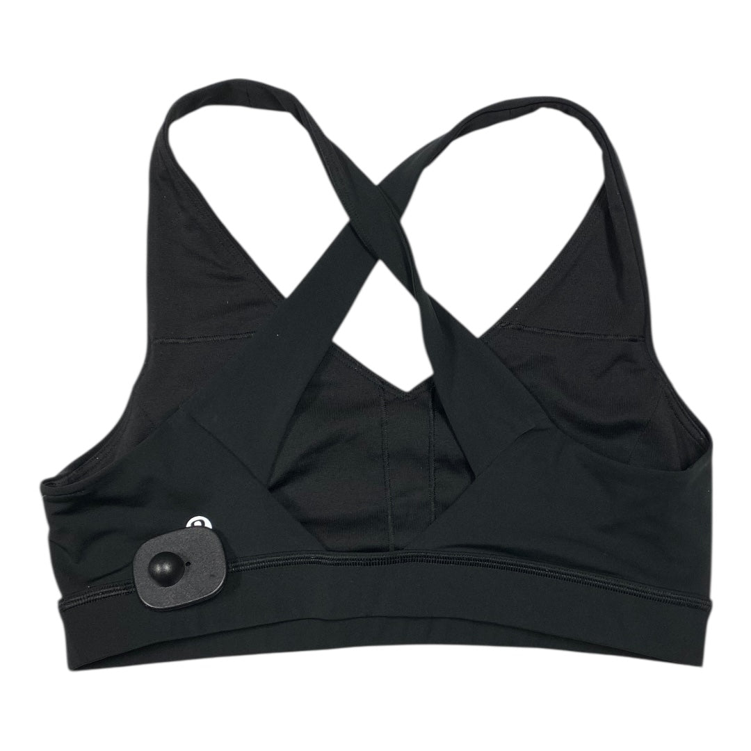 Lululemon Women's Black Athletic Sports Bra Size 8 - High Support Workout Top for Running, Yoga & Gym