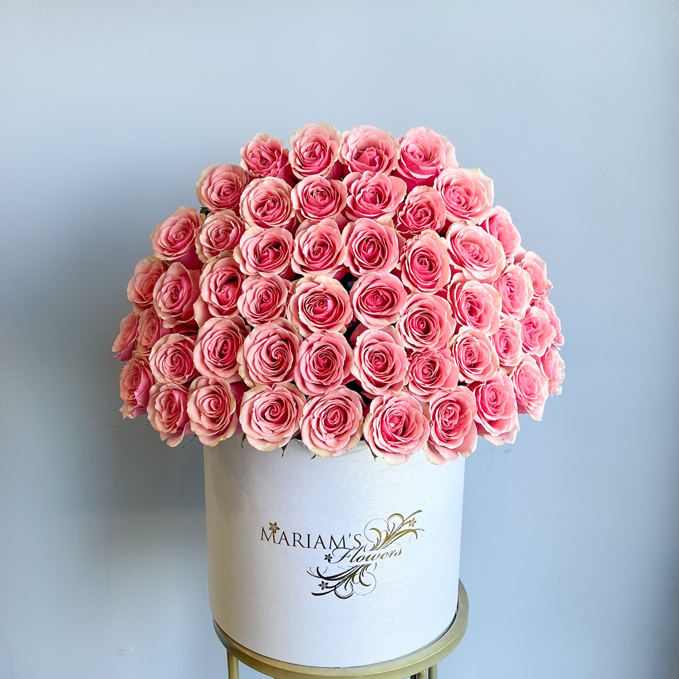 Elegant Pink Rose Gift Box - Perfect for Birthday, Anniversary, Wedding & Valentine's Day Presents | Premium Classic Floral Packaging for Jewelry, Chocolates & Special Gifts