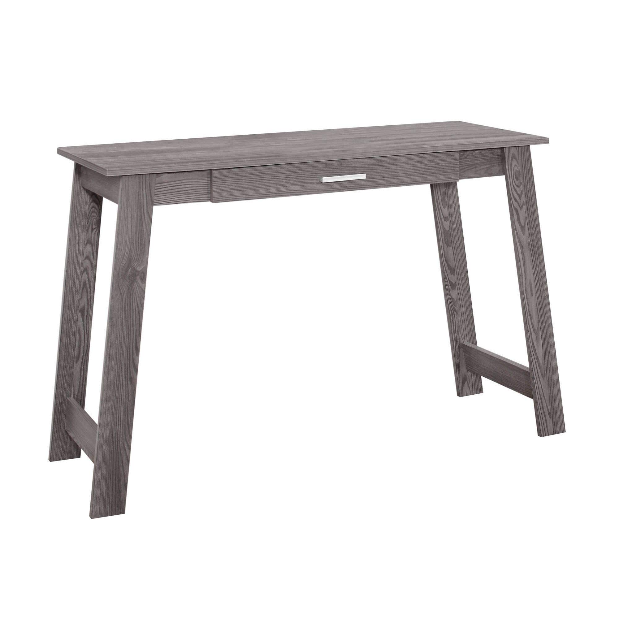 Offex 42 Inch Modern Rectangular Computer Desk with Drawer - Home Office Writing Desk, Study Table for Small Spaces - Grey Workstation for Professionals & Students