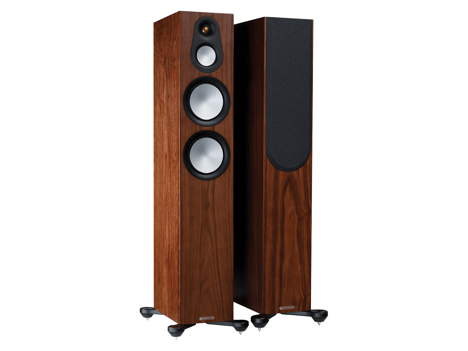 Monitor Audio Silver 300 7G 5.1 Channel Home Theater Speaker System - Premium Floorstanding Speakers for Movies, Music & Gaming (Black Oak) | Perfect for Living Room & Home Theater Setup