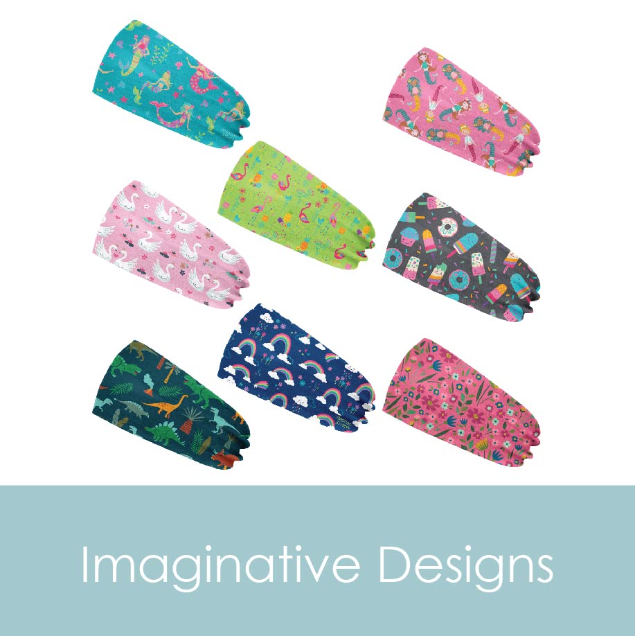 Stephen Joseph Kids' Toddler Headbands - Soft & Stretchy Hair Accessories for Girls & Boys - Perfect for School, Parties & Everyday Wear