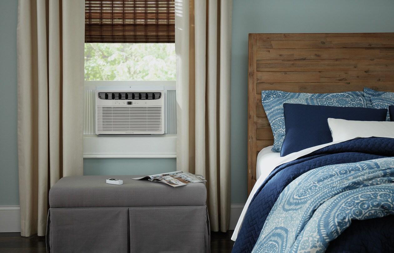 Frigidaire FHWW183WC2 18,000 BTU Smart Wi-Fi Enabled Window Air Conditioner with Slide-Out Chassis - Cool Large Rooms up to 1,000 Sq Ft - Perfect for Bedrooms, Living Rooms & Home Offices