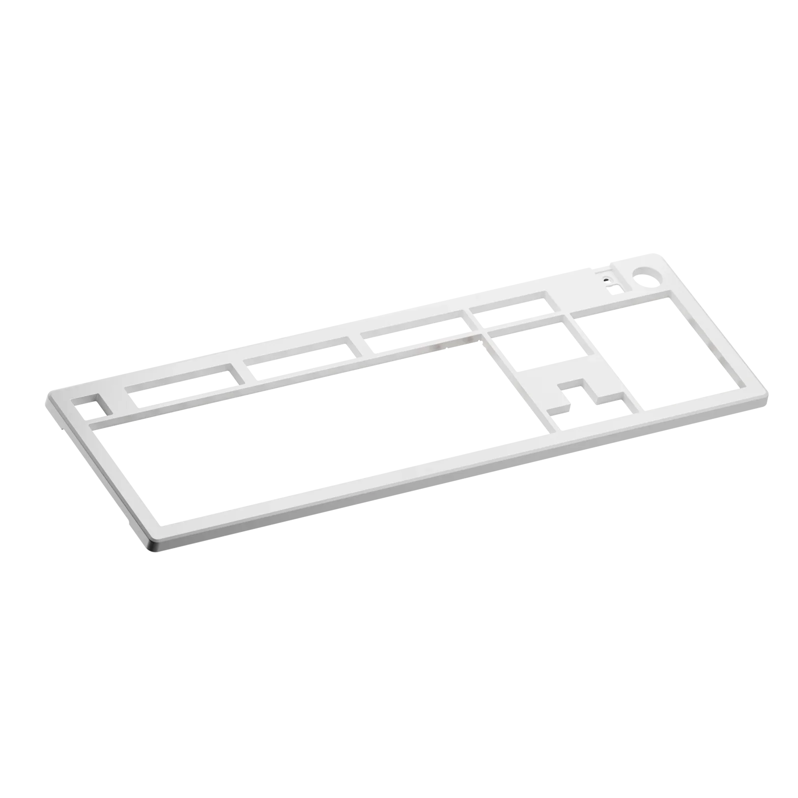 GMMK 3 Mechanical Keyboard Top Case - White Plastic Replacement Part for 100% Layout | Perfect for Keyboard Enthusiasts & Custom Builds