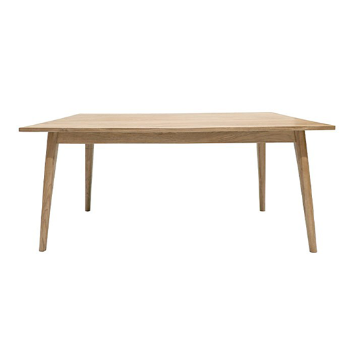 Vicchy Solid Oak Dining Table 180cm - Modern Farmhouse Style for Dining Room, Kitchen, and Entertaining