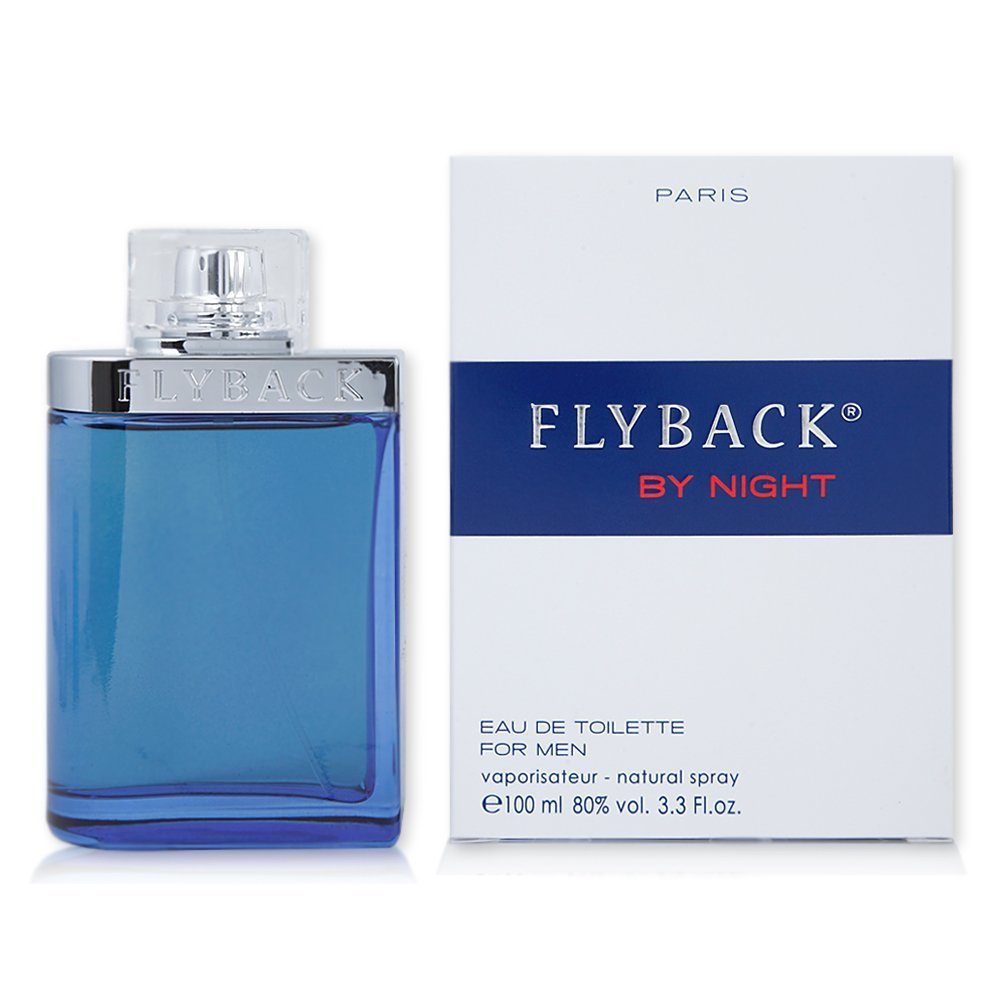 Yves De Sistelle Fly Back By Night Cologne for Men - 3.3 oz / 100ml Eau De Toilette Spray | Long-Lasting Fragrance for Date Night & Evening Events