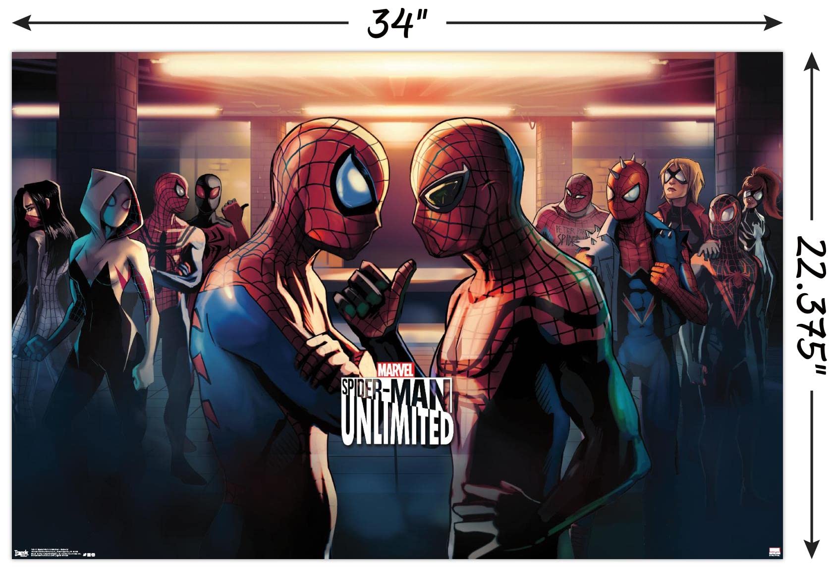Marvel Comics Spider-Man: Unlimited Video Game Subway Wall Poster - 34