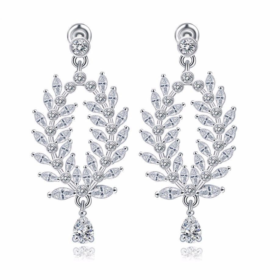 Liza Simulated Diamond Earrings for Women - Sparkling Cubic Zirconia Studs for Everyday Wear & Special Occasions | Wedding, Party, Anniversary Gift Idea