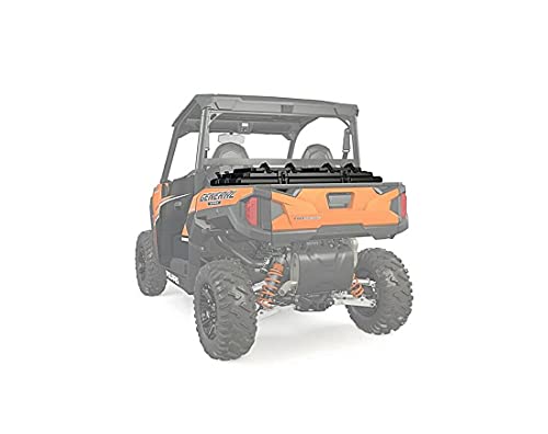 Lock & Ride Black Plastic Rear Cargo Box for 2016-2020 Polaris General 1000 - Heavy Duty Storage Solution for ATV Accessories, Hunting Gear & Outdoor Adventures