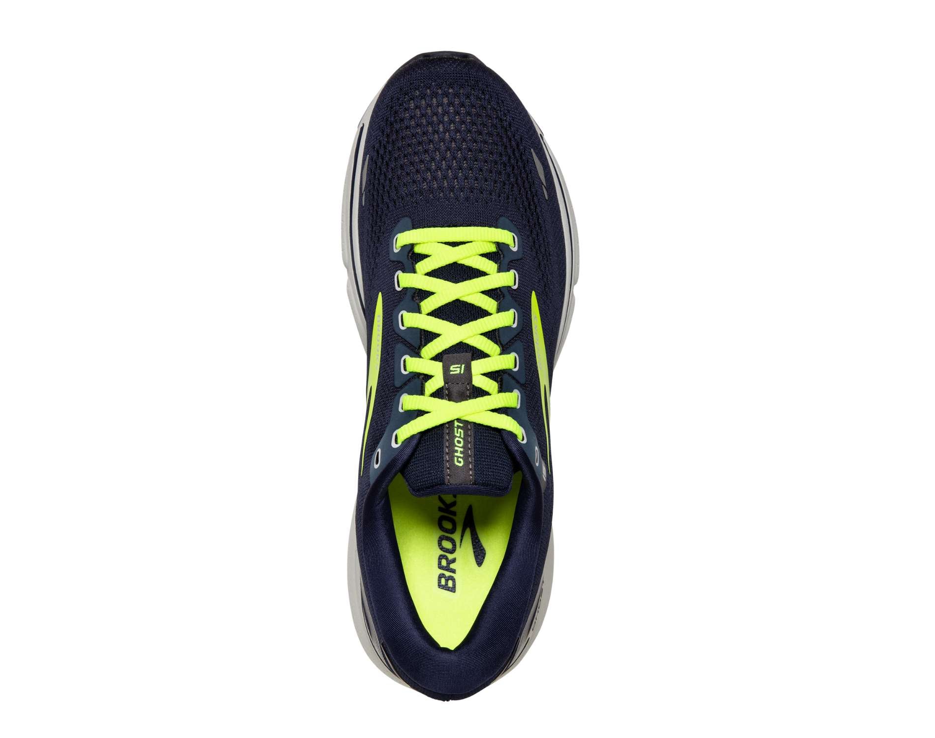 Brooks Ghost 15 Running Shoes for Men - Wide Width Cushioned Road Running Sneakers for Long Distance Training & Marathon