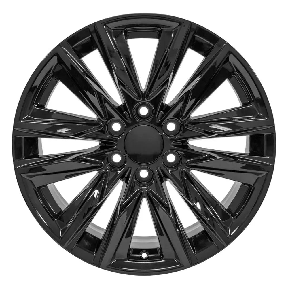 20 Inch Black Replacement Wheel for Cadillac Escalade - CA91 Replica Rim 20x9 - Perfect for Off-Roading & Luxury SUV Upgrades