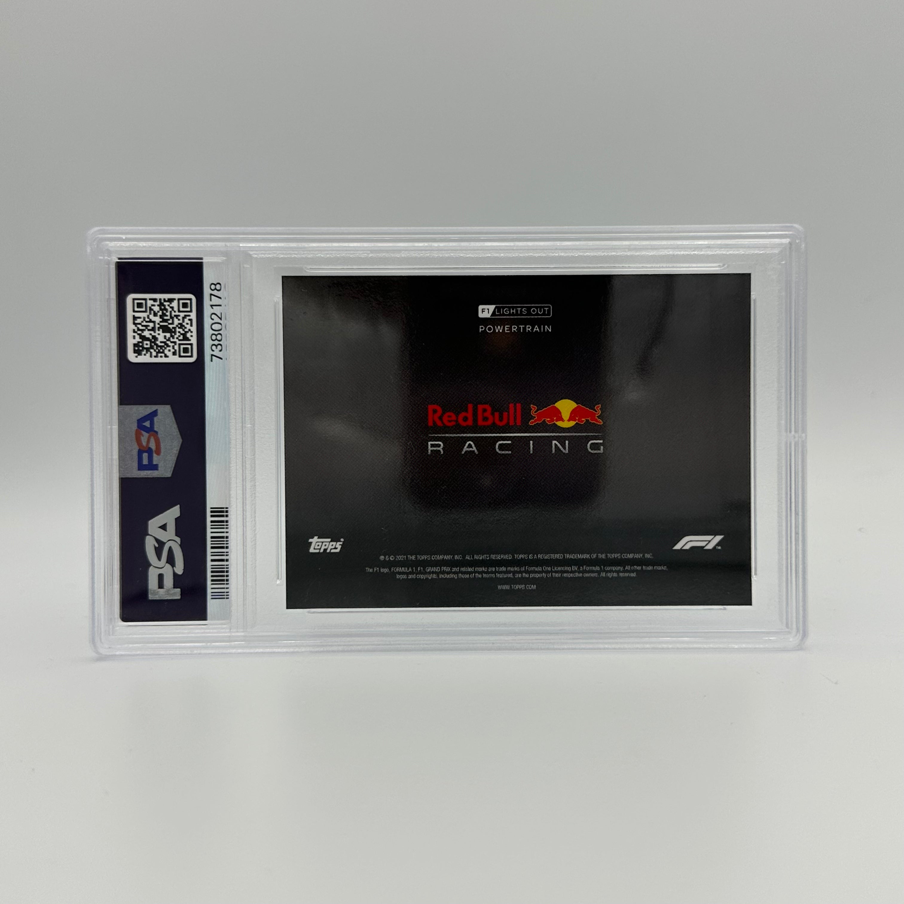 PSA 10 53/99 Red Bull Racing Honda Powertrain Blue - Limited Edition Collectible Card for F1 Fans & Racing Memorabilia Enthusiasts