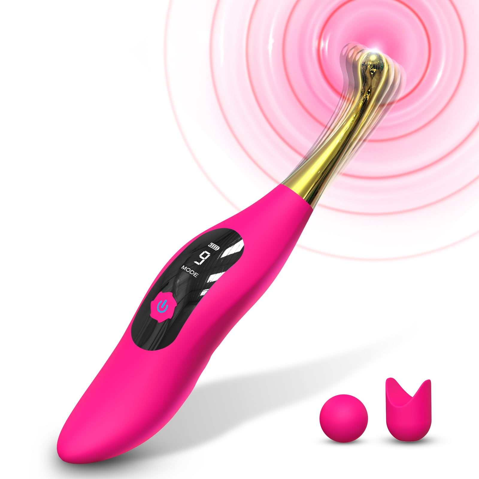 9-Speed Silicone G-Spot Vibrator for Women - Rechargeable LED Vibrating Sex Toy with Multiple Modes, Waterproof Adult Toy for Couples & Solo Play - Perfect for Bedroom Fun, Anniversary Gifts & Sensual Massage