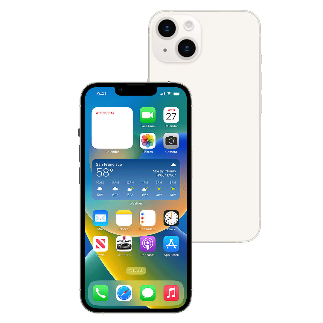 iPhone 14 128GB Unlocked Smartphone - Latest Apple iOS Mobile Phone with Super Retina XDR Display, 5G Connectivity & Advanced Dual Camera System - Perfect for Travel, Photography & Business Use