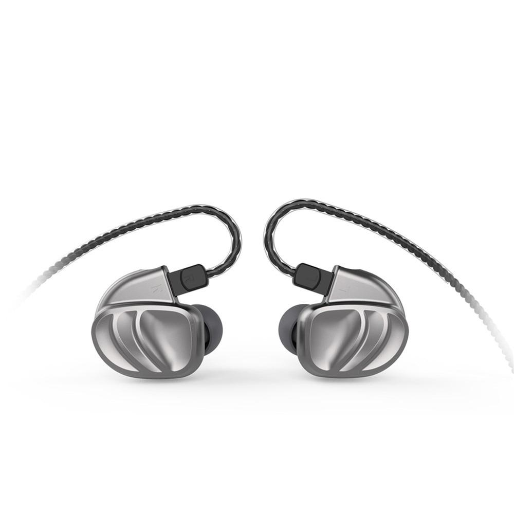BQEYZ KC2 Hybrid In-Ear Earphones with 2BA+2DD Quad Drivers - High-Fidelity Sound for Audiophiles, Musicians & Travelers