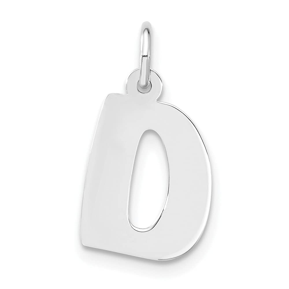 Sterling Silver Black Bow Pendant Necklace - Kate Collection with Bubble Block Initial D - Elegant Gift for Women, Perfect for Birthdays, Anniversaries & Special Occasions