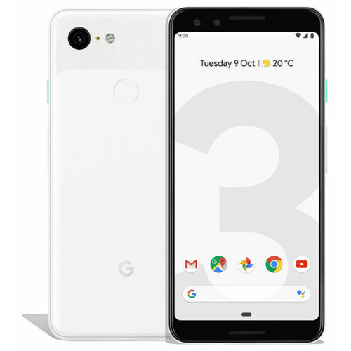 Google Pixel 3 Unlocked Smartphone - 64GB Storage, Clearly White | Fast Performance, Great Camera for Travel & Photography