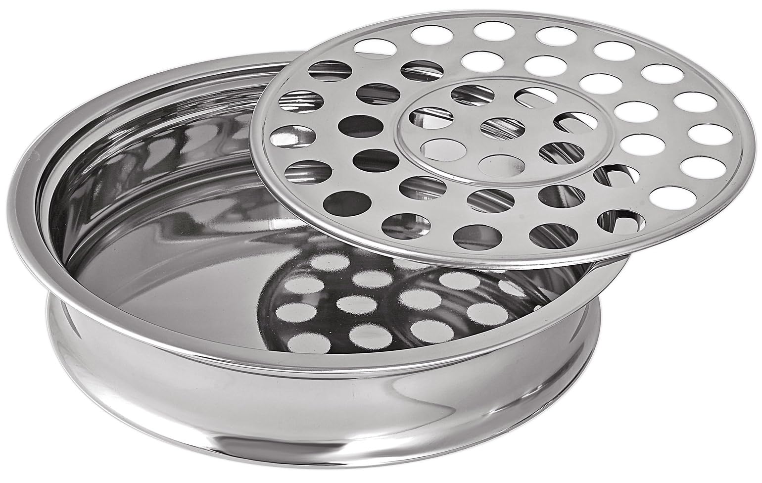 5-Piece Stainless Steel Communion Tray Set with Lid - Mirror Finish Church Supplies for Holy Wine Serving | Perfect for Catholic, Lutheran & Episcopal Communion Services