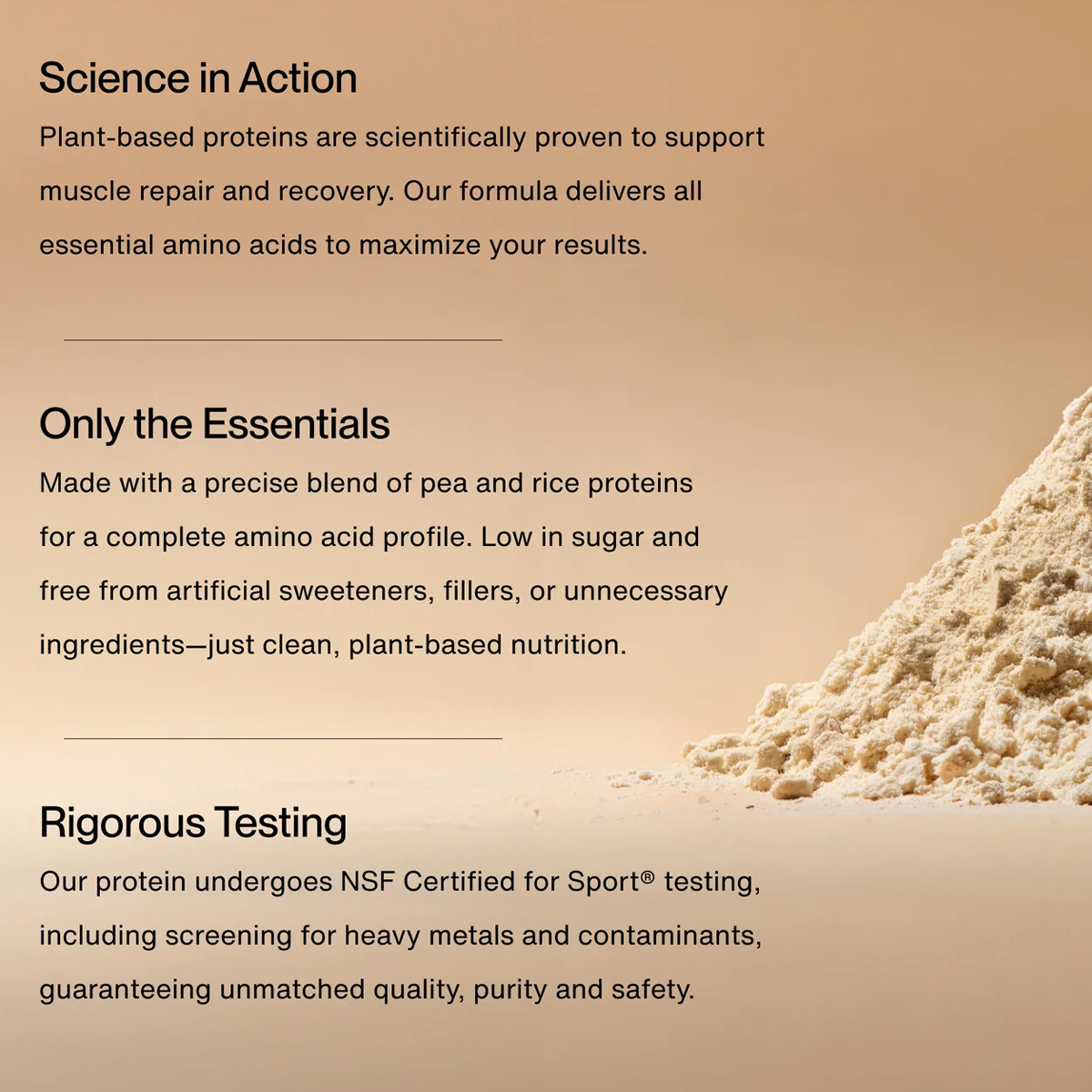 100% Plant-Based Protein Powder - 22 Servings | Vegan, Gluten-Free & Non-GMO | Perfect for Smoothies, Baking & Post-Workout Recovery