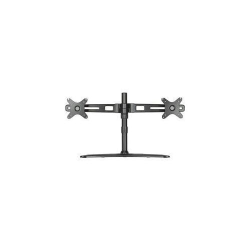 Adjustable Dual Monitor Stand for Desk - Heavy Duty Aluminum Mount for 2 Screens up to 32