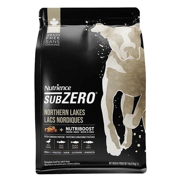 Nutrience SubZero Northern Lakes High Protein Dry Dog Food - Grain-Free, Rich in Omega-3 for Healthy Skin & Coat - Ideal for Active & Large Breed Dogs - Perfect for Outdoor Adventures & Cold Weather Activities