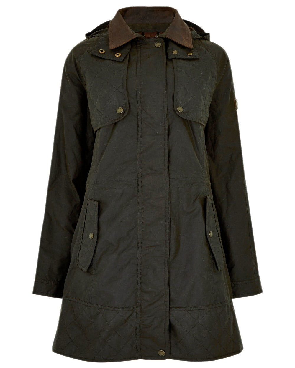 Dubarry Women's Radford Wax Jacket - Waterproof & Windproof Outdoor Coat for Hiking, Fishing & Countryside Adventures