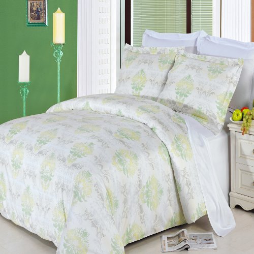 Luxurious Lana 8-Piece King Size Bed in a Bag Set - 100% Egyptian Cotton 300 Thread Count Duvet Cover, Wrinkle-Free Brushed Microfiber Sheets & Down Alternative Comforter | Perfect for Master Bedroom, Guest Room & Luxury Hotel Decor