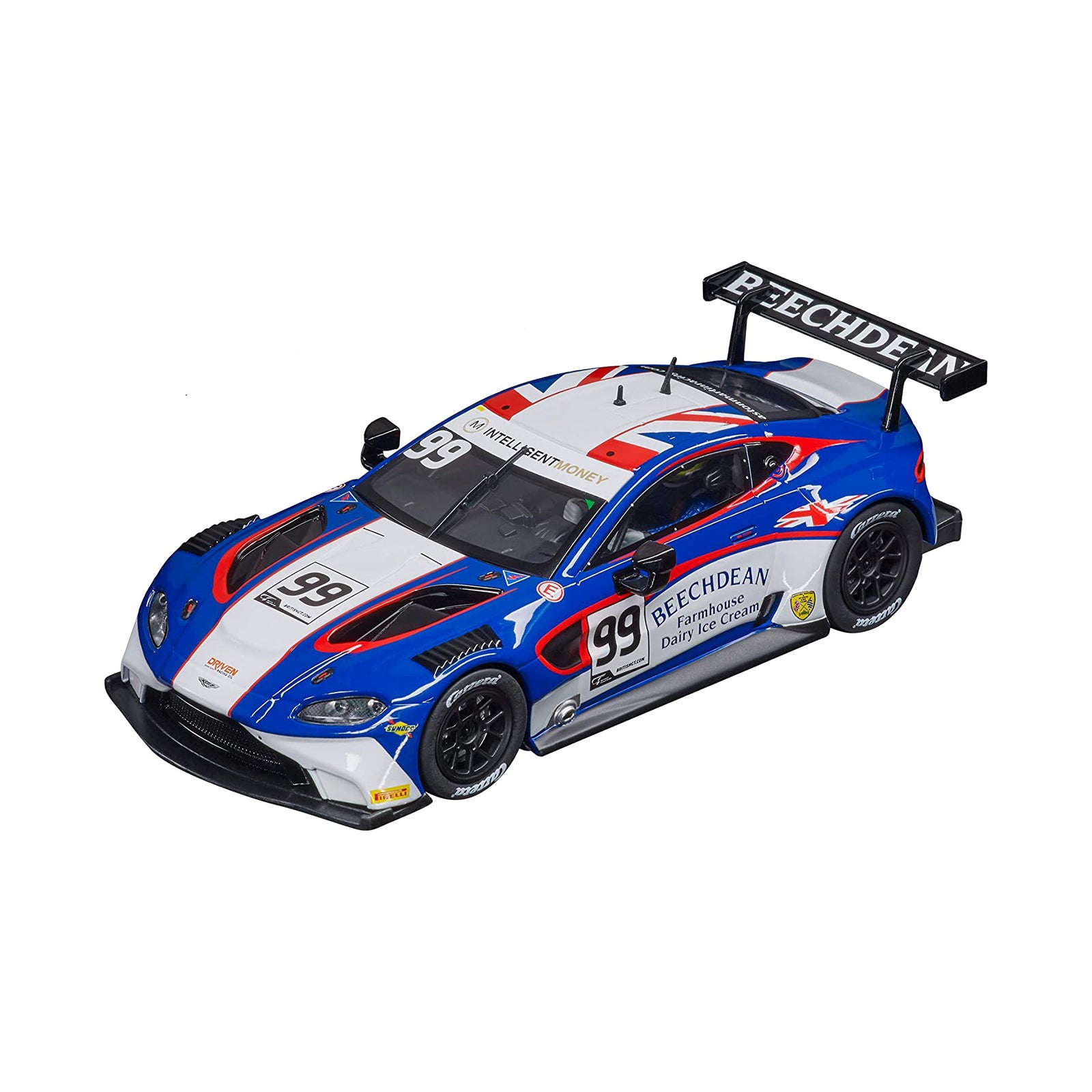 Carrera Digital 132 Aston Martin Vantage GT3 Beechdean Racing Team No.99 1:32 Scale Slot Car - High-Speed Racing Toy for Kids & Adults - Perfect for Home Tracks & Competitive Play