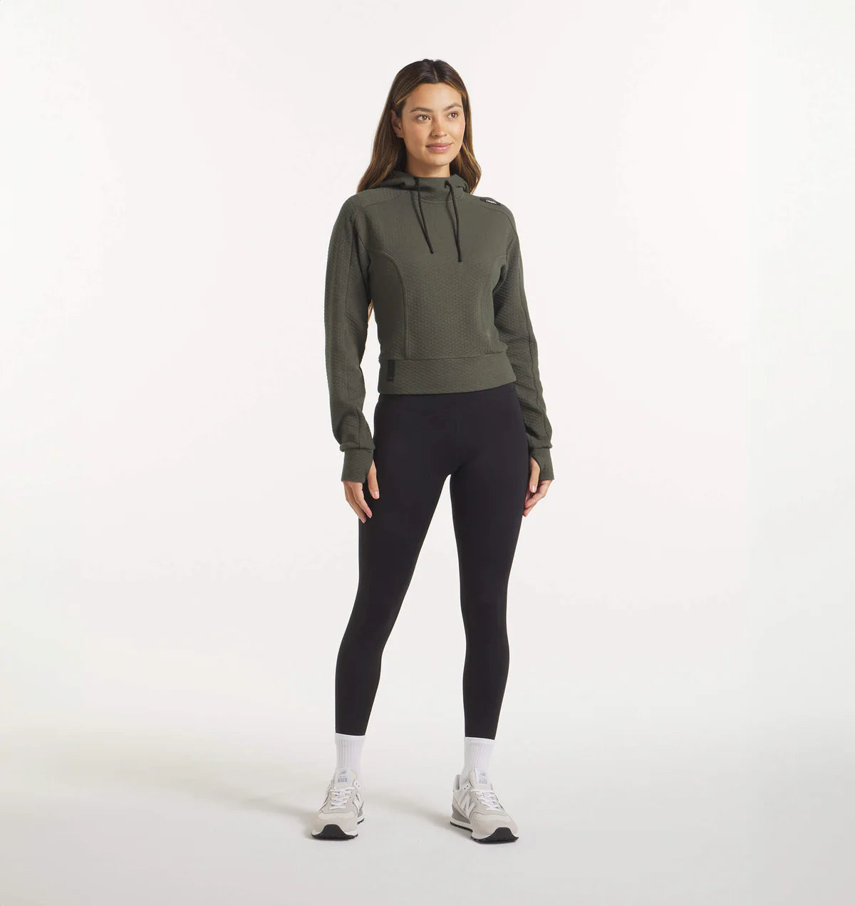 Women's Ascend Hoodie - Lightweight Fleece Pullover for Running & Hiking (Grove Green) - Perfect for Outdoor Workouts & Casual Wear