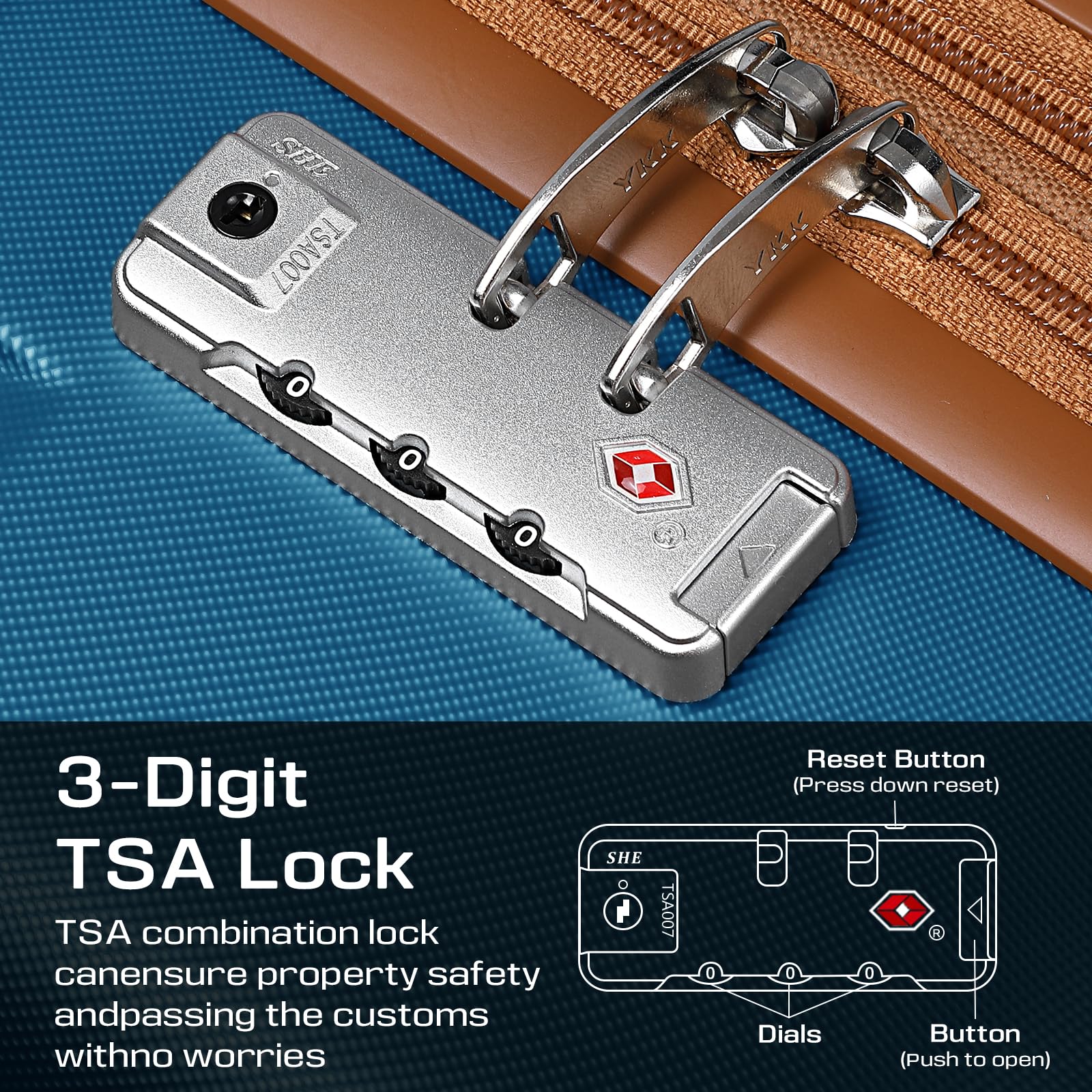 Joyway 24 Inch Expandable Hardside Luggage with 360° Spinner Wheels, TSA Lock & ABS Lightweight Design - Perfect for Air Travel, Business Trips & Vacation Packing