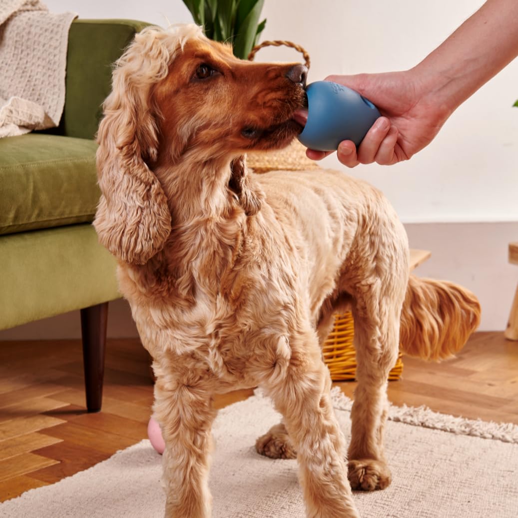 Beco Dog Toy - Natural Rubber Chew Toy for Boredom Buster & Mental Enrichment, Treat Dispenser Ball for Small Medium Large Dogs - Perfect for Indoor Play, Training Rewards & Anxiety Relief (Green)