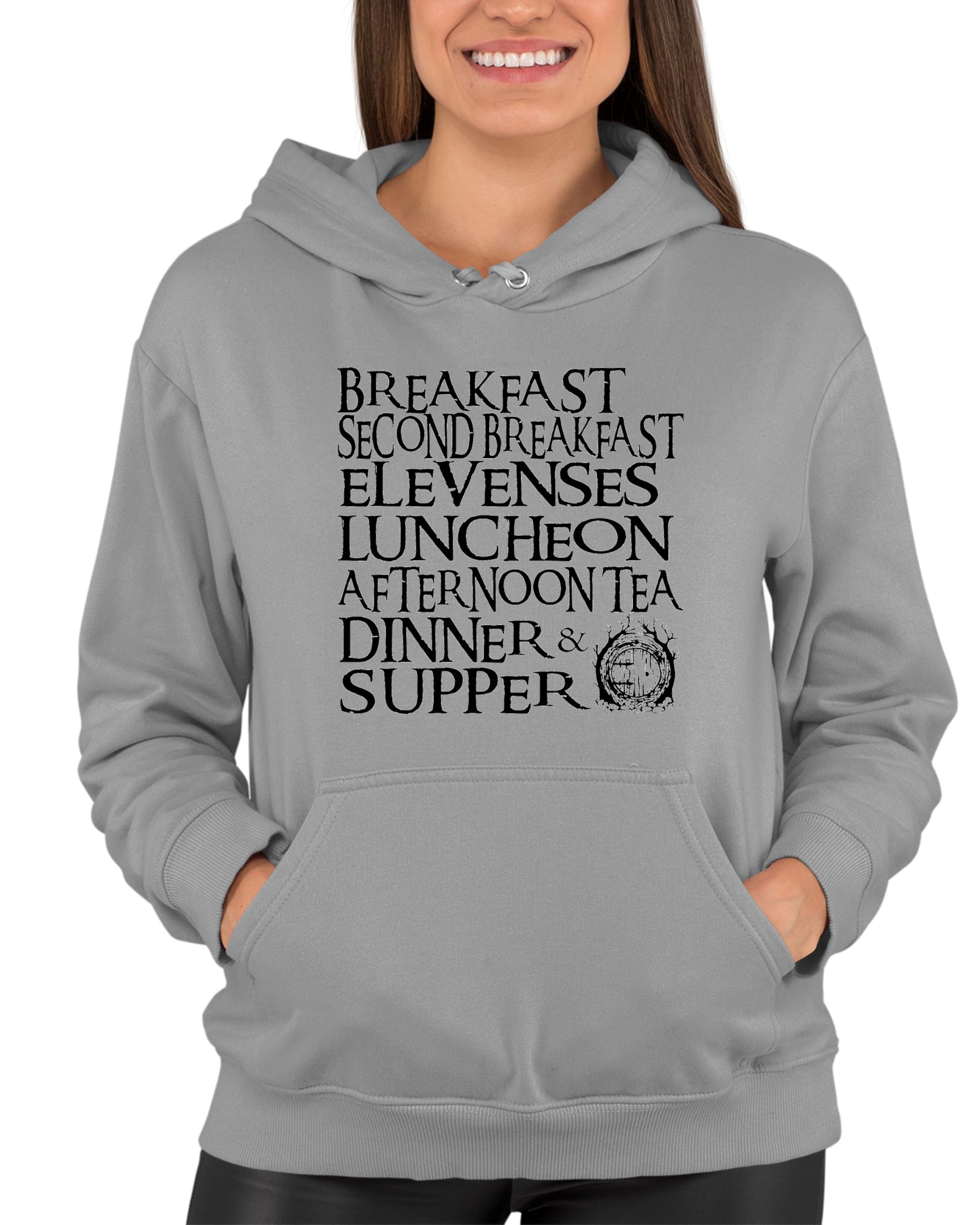 Go All Out The Seven Daily Meals Unisex Hoodie Sweatshirt - Cozy Pullover for Men & Women - Perfect for Casual Wear, Gym, and Outdoor Activities