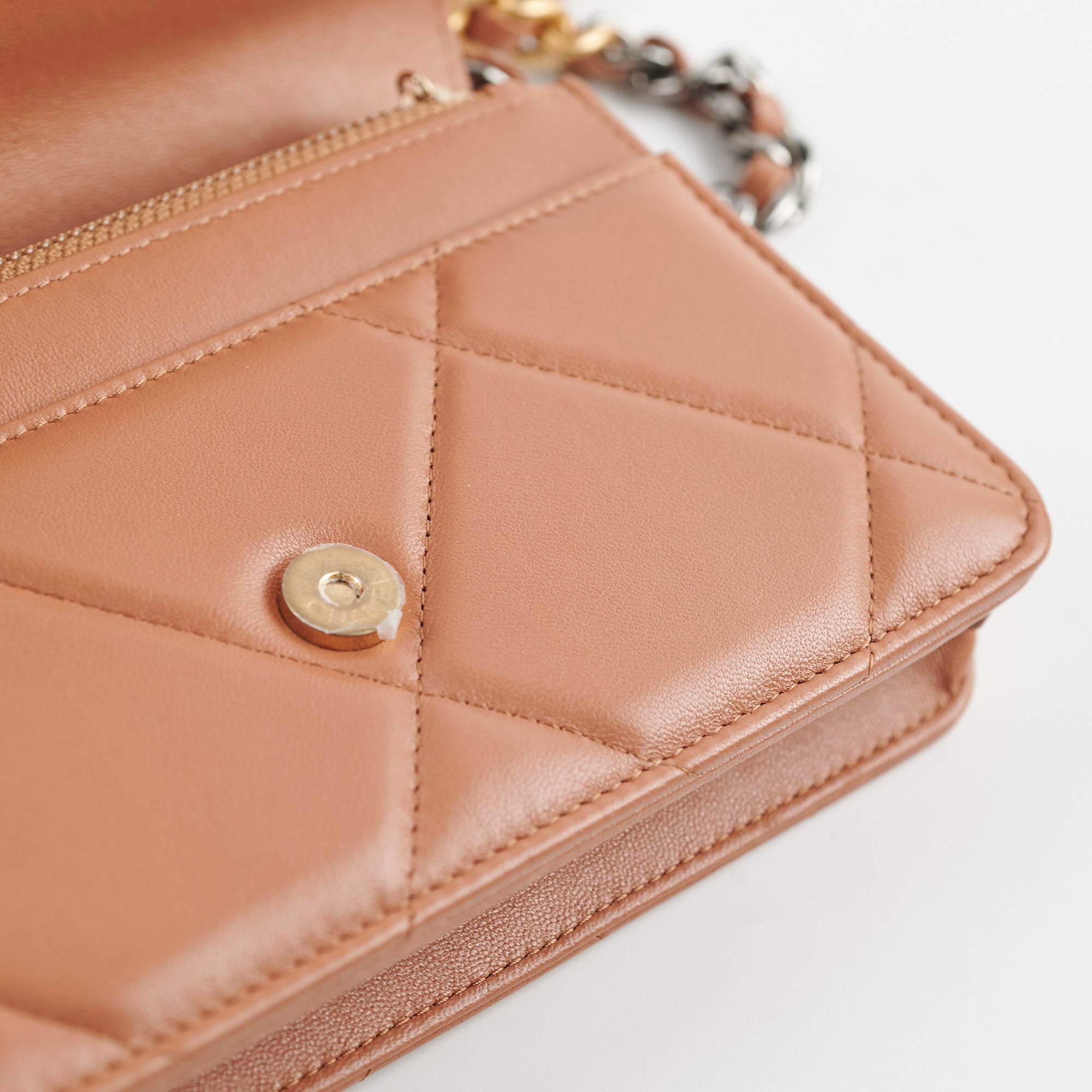 Chanel 19 Wallet On Chain WOC Bag in Caramel - Luxury Crossbody Bag for Women, Perfect for Parties, Date Nights & Everyday Use
