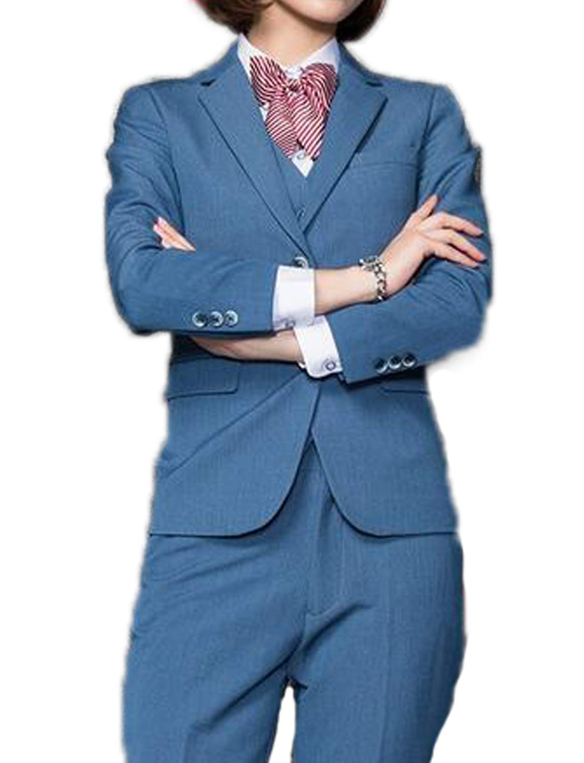 Elegant Women's 3-Piece Business Suit Set for Office Work - Professional Blazer, Pants & Skirt - Perfect for Corporate Meetings, Interviews & Formal Events