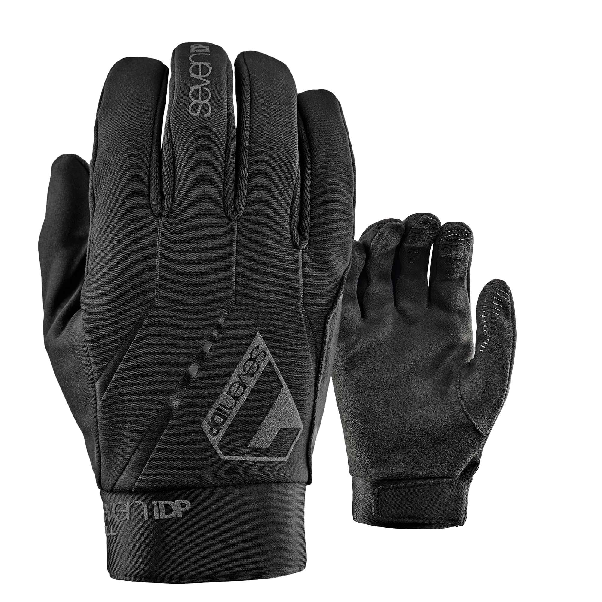 7 iDP Chill Full Finger Bicycle Gloves - Breathable & Shock-Absorbing for Mountain Biking, Road Cycling & Commuting