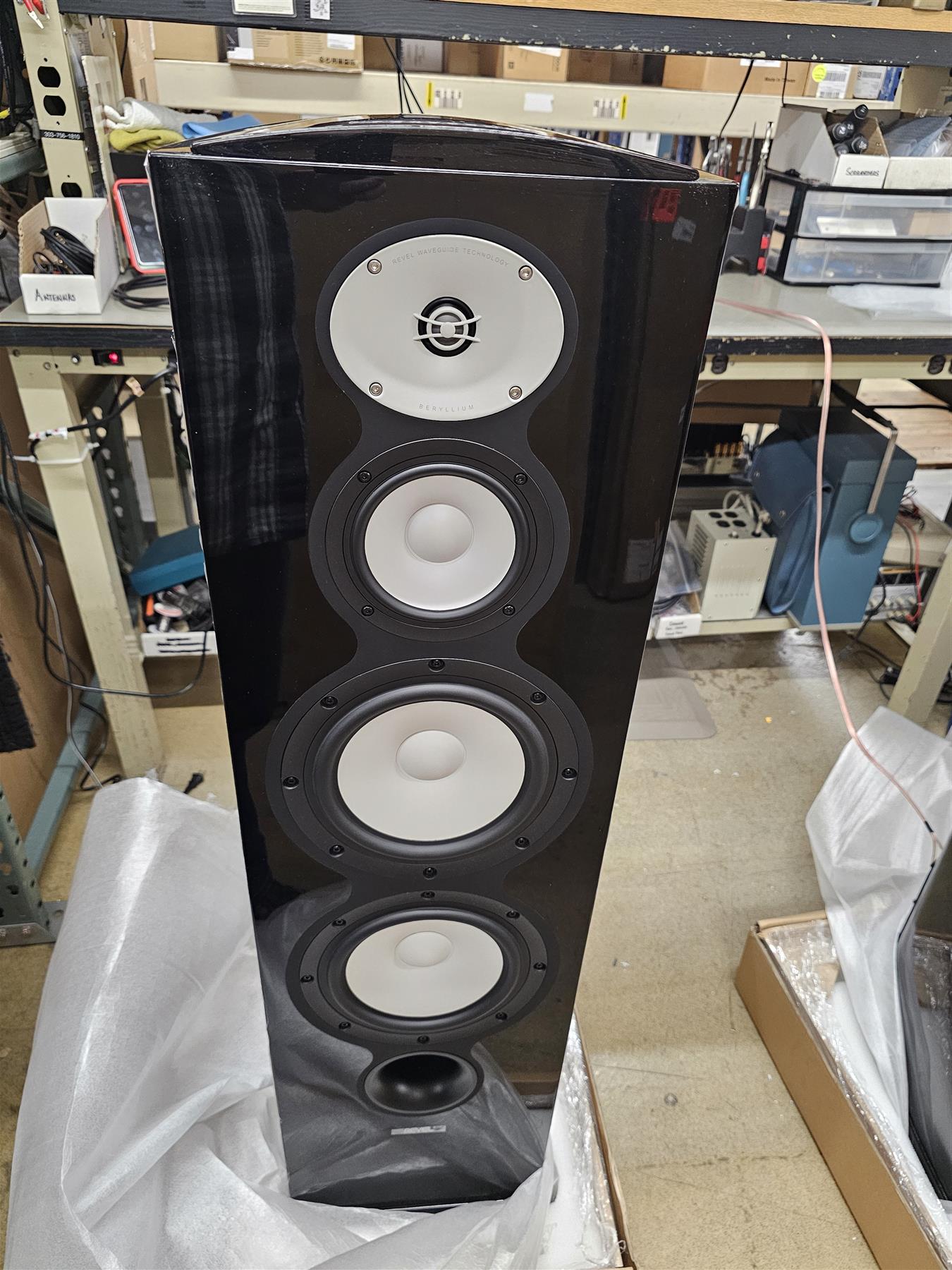 Revel F228BE High-End Tower Speaker - Premium Audio Clarity for Home Theater & Music Listening - Open Box Clearance Sale
