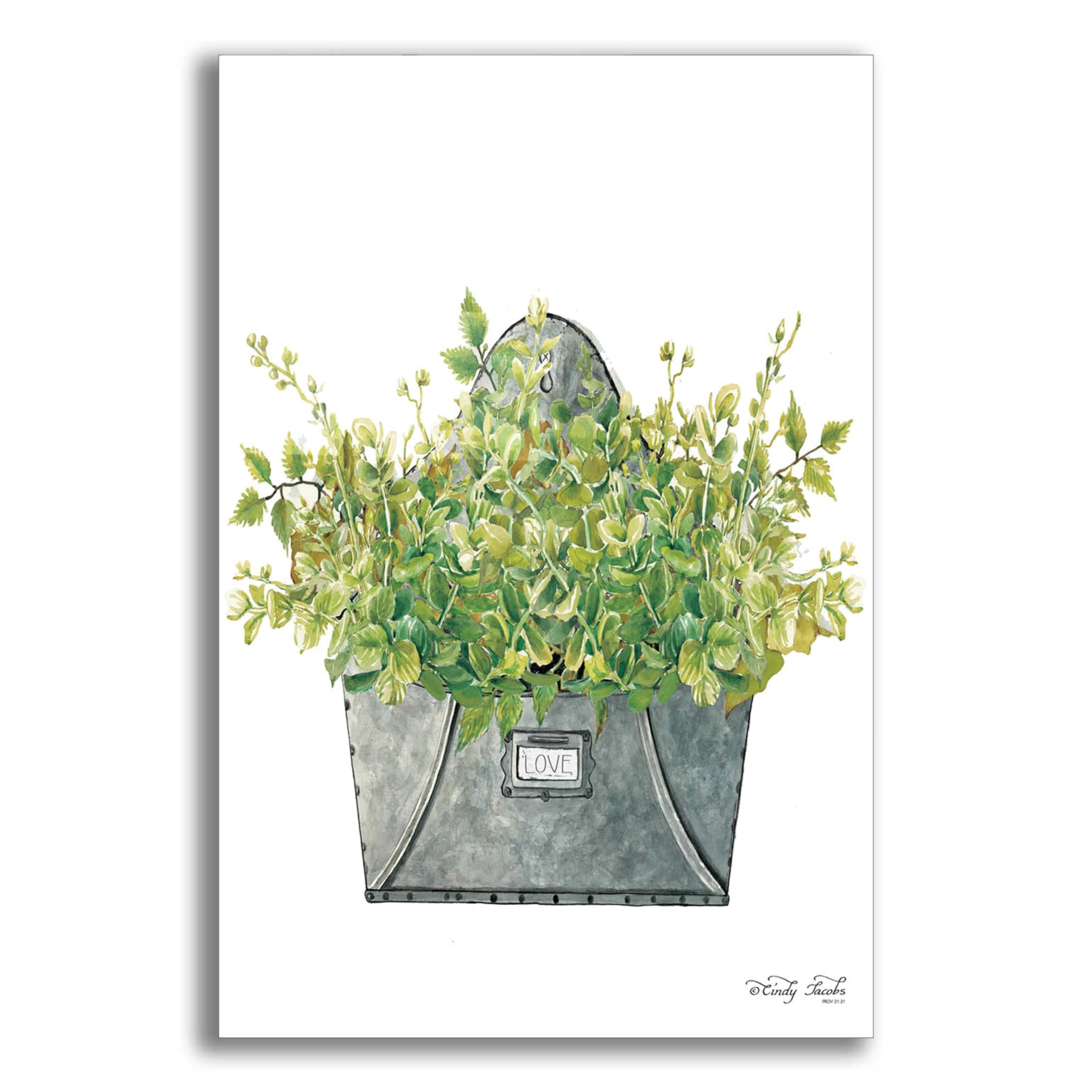 Epic Art 'Love Wall Box' by Cindy Jacobs - 16