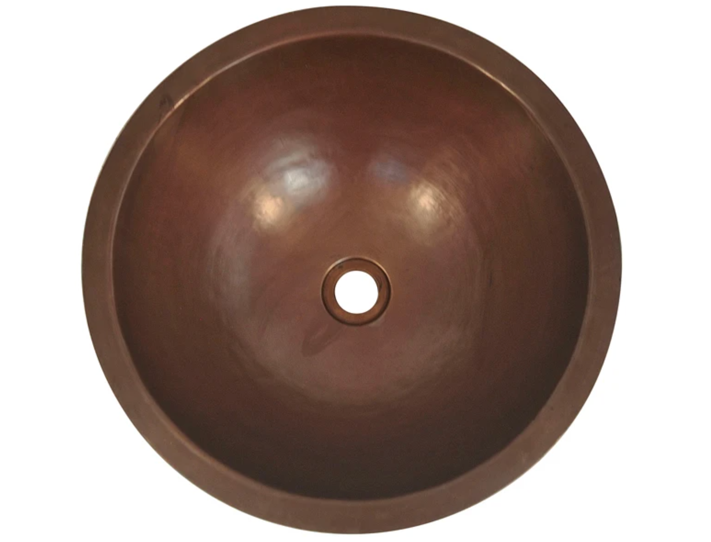 Round Verde Copper Vessel Sink - Handcrafted Bathroom Basin with Antique Patina Finish | Perfect for Modern Farmhouse, Rustic Bathroom & Luxury Powder Room Decor