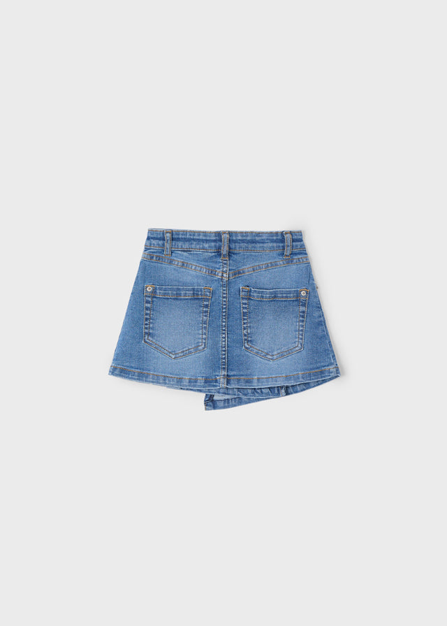 Stylish High Waist Pleated Denim Skirt for Women - Trendy A-Line Mini Skirt with Pockets - Perfect for Casual Outfits, Date Nights & Summer Fashion