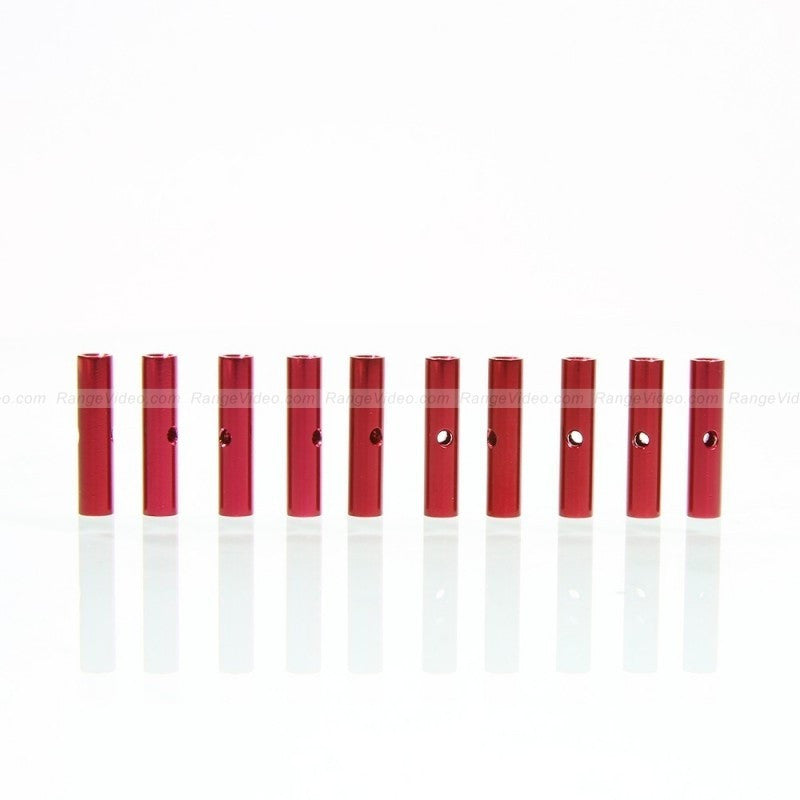 M3 x 0.5 x 20mm Hex Female-Female Aluminum Standoff Spacers - Red (10 Pack) - Perfect for PCB Mounting, Electronics Projects & DIY Enclosures