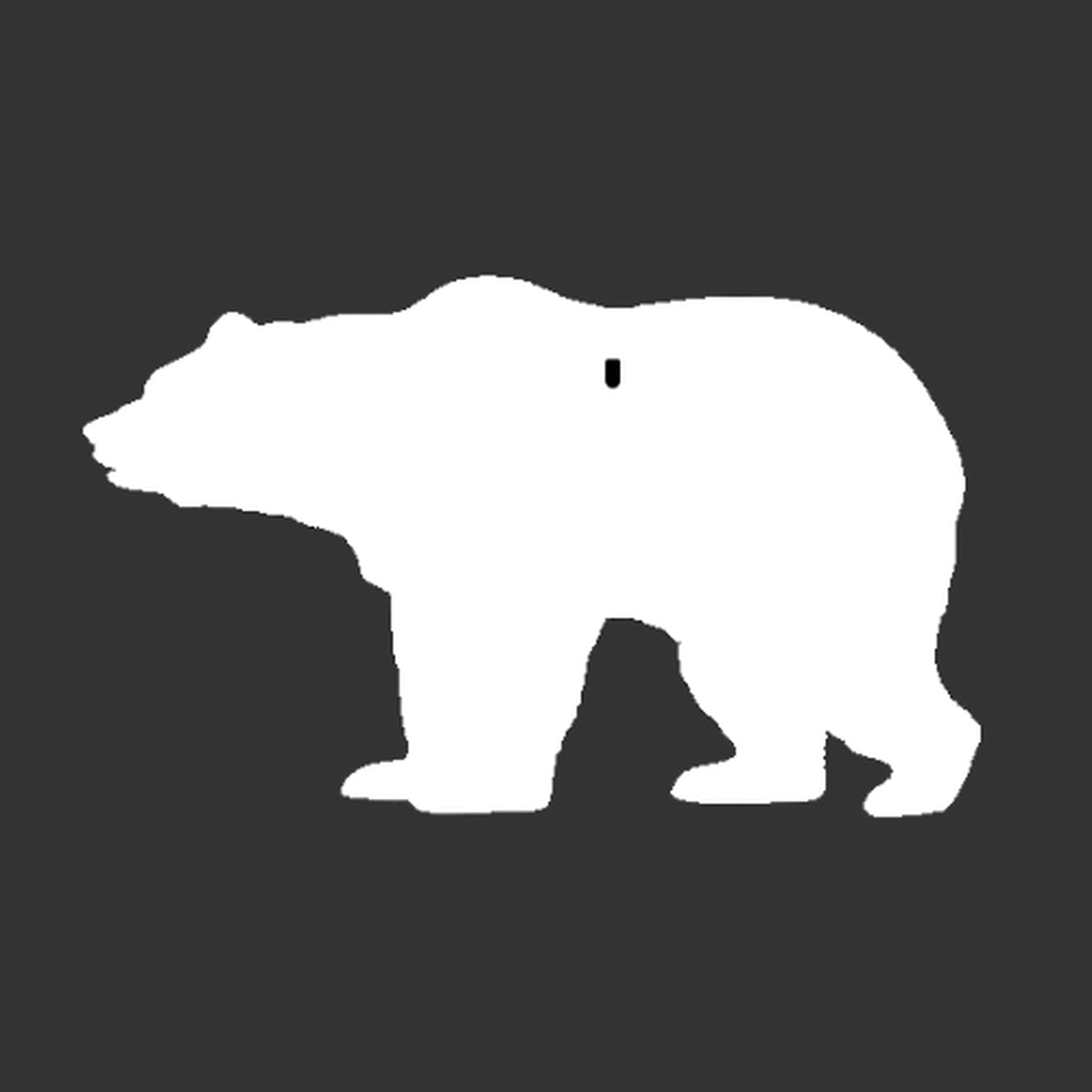 JC Steel Targets Mini Bear 3/8