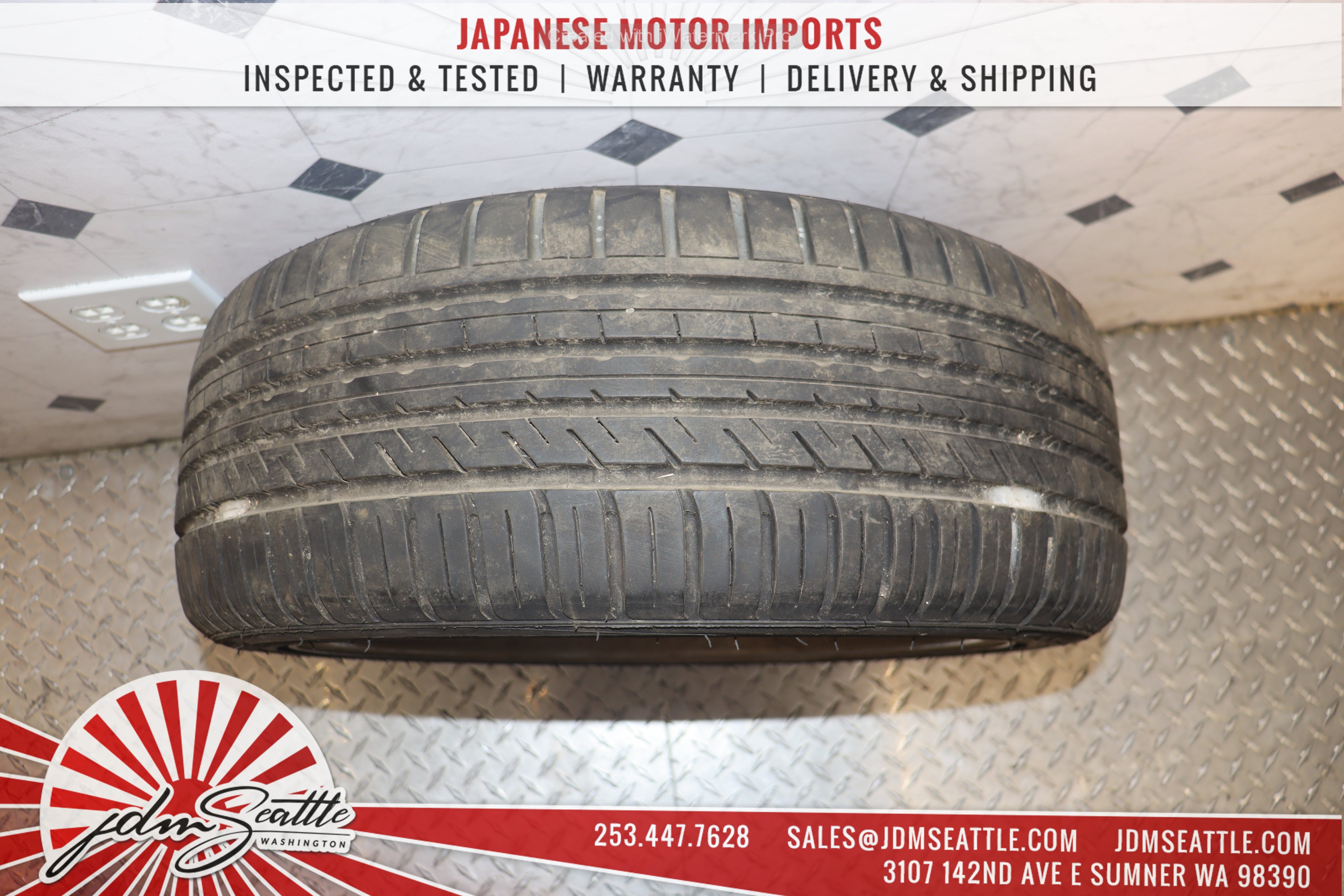 JDM WORK EMOTION XD9 Wheels 17x7 +53 4x114.3 - Set of 4 205/45ZR17 Performance Rims for Drifting, Track Racing & Street Tuning