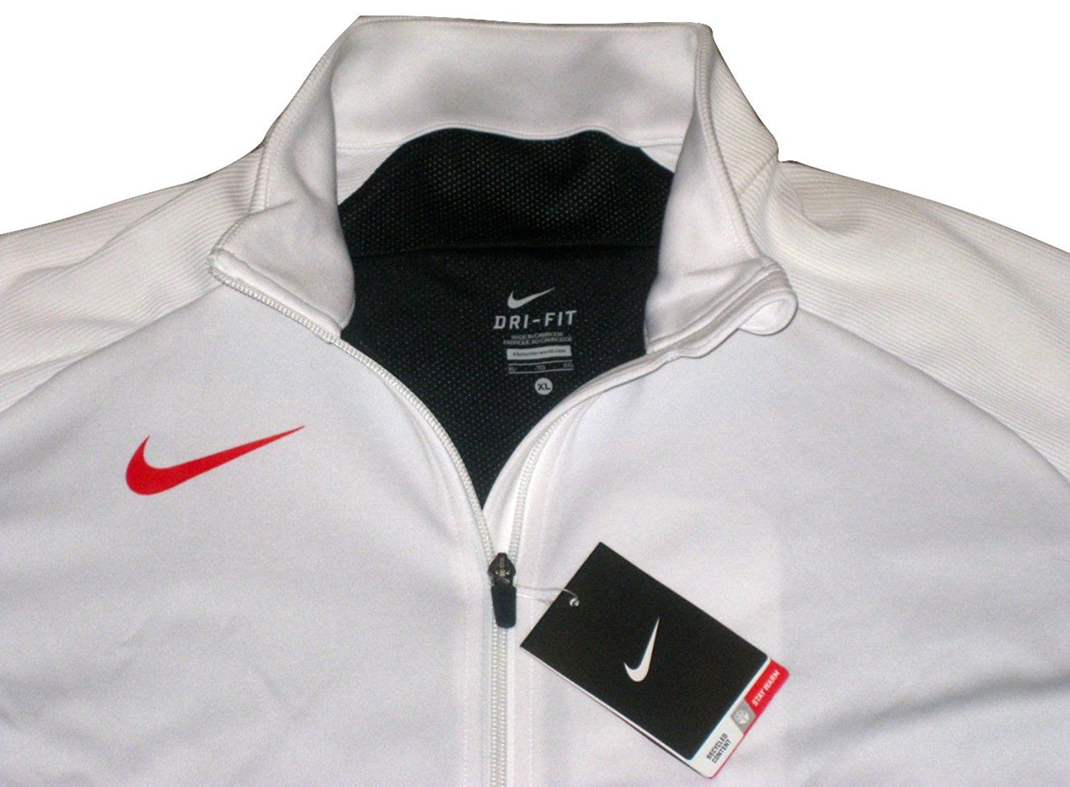 Nike N12 Country Japan Men's Running Track Jacket - 466404 Olympics Rio White Red Flag - Perfect for Marathon Training & Outdoor Sports
