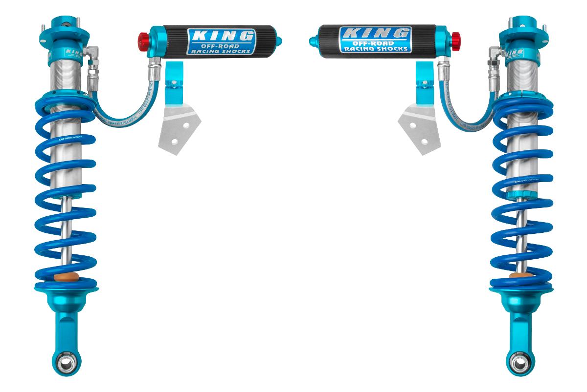 21+ Ford Bronco King 2.5 Finned RR Front & Rear Coilovers Kit with Upper Control Arms & Trailing Arms - Off-Road Suspension Upgrade for Enhanced Performance on Rough Terrain