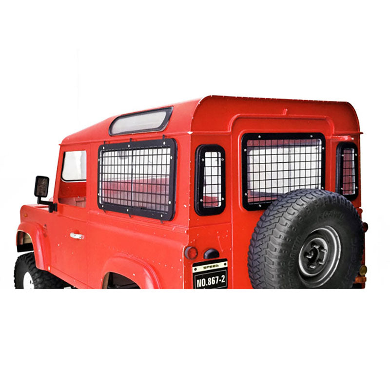 1/10 Scale G2 D90 RC Off-Road Crawler Metal Window Protective Guard - Durable Handcrafted Accessory for Remote Control Car Models | Perfect for Trail Crawling & Rock Racing Scenes