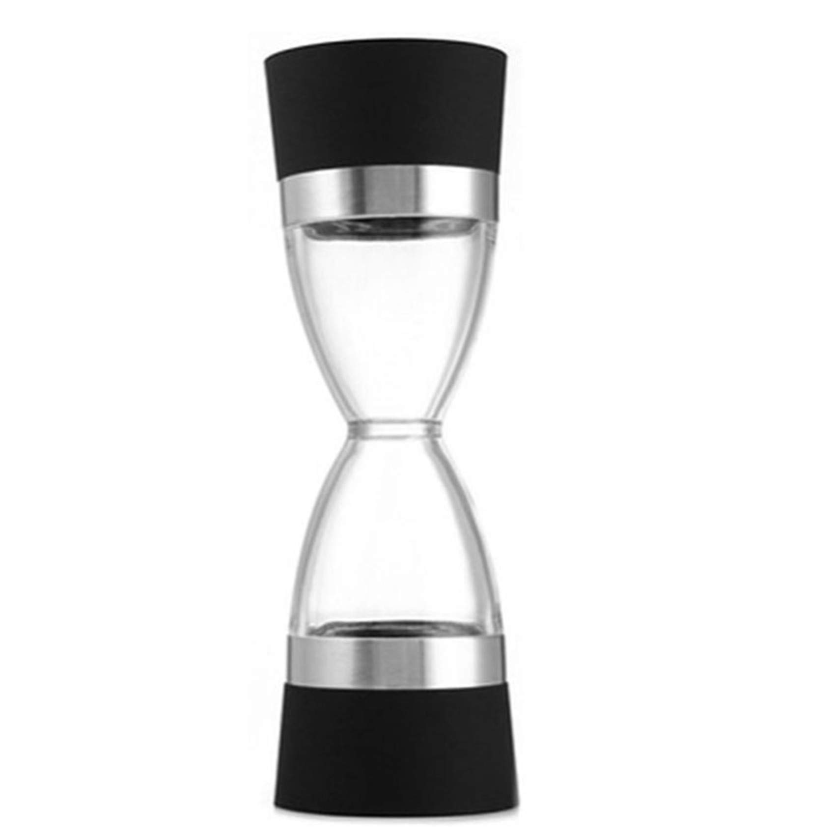 Premium 2-in-1 Manual Salt and Pepper Grinder Set - Hourglass Design Dual Spice Mill for Kitchen, Dining & Gifting | Perfect for Home Cooking, Restaurants & Camping