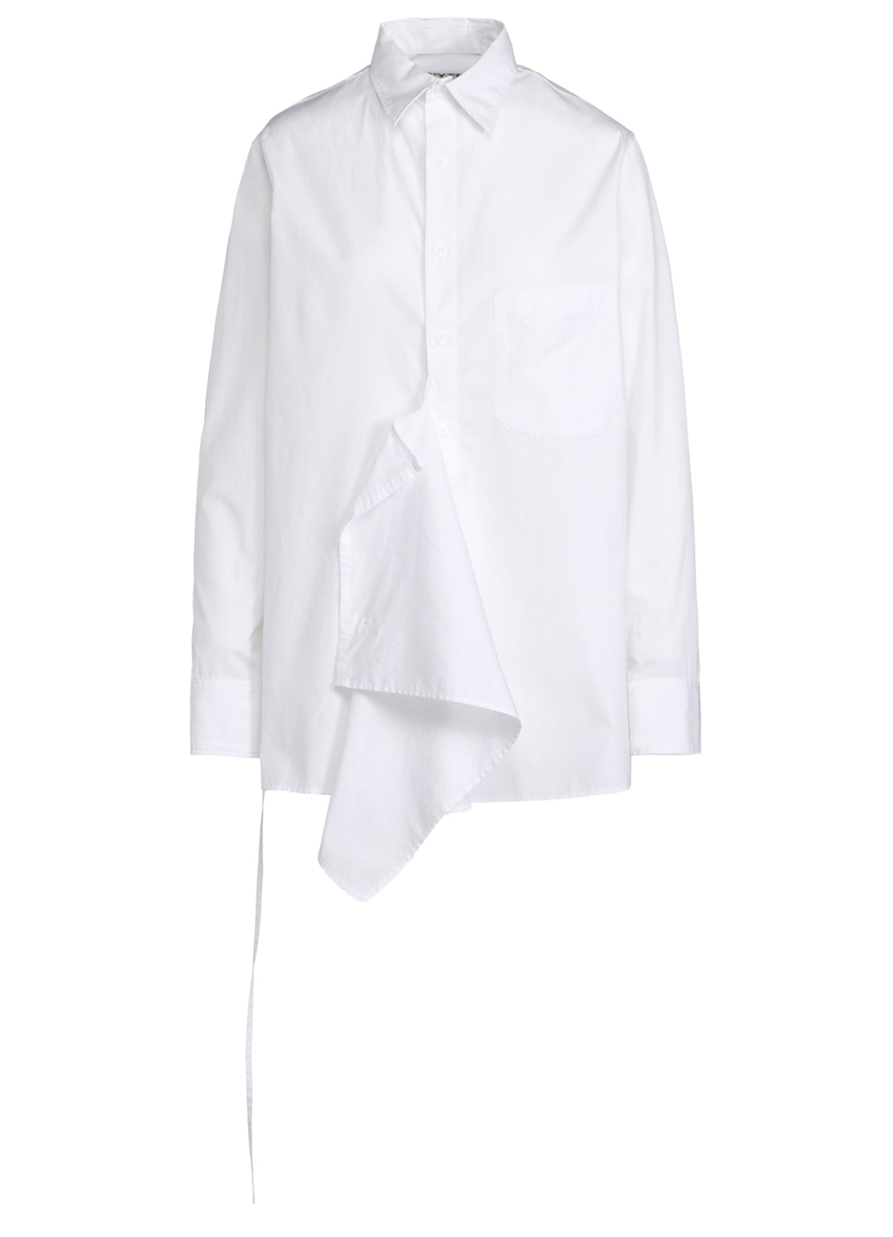 Premium Cotton Broad Cloth Draped Shirt for Women - Soft & Breathable Oversized Button Down Blouse - Perfect for Casual Wear, Office & Date Nights